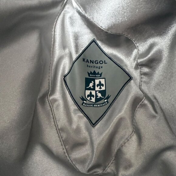 KANGOL Bucket Hat Navy Blue Herringbone Tweed Size Small Unisex - Picture 8 of 9